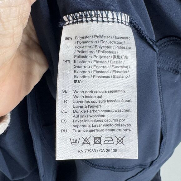 Helly Hansen Blue Thalia Dress Size L Belted Pockets - Picture 10 of 10